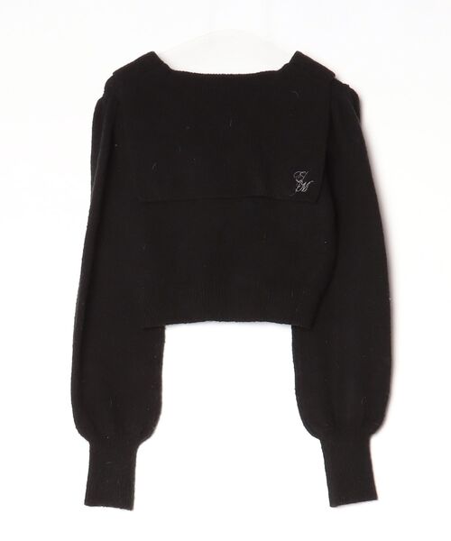 「EATME」 長袖ニット FREE ブラック レディース_画像2