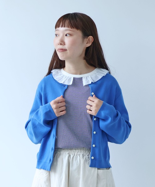 8 bull de savon ビュルデサボン 長袖 ブラウス シャツ トップス bulle de savon（ビュルデサボン） ブラウス シャツ lace patchwork