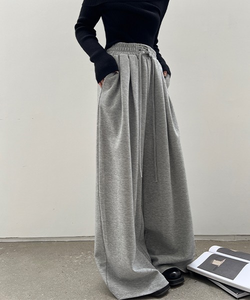 「chuclla」 スウェットパンツ M ブラック レディース_画像5
