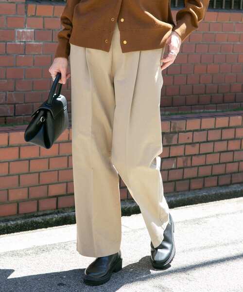 「FORK&SPOON」 チノパンツ 1 ベージュ レディース_画像8