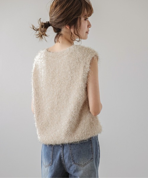 [AMELY] вязаный лучший L черный женский 