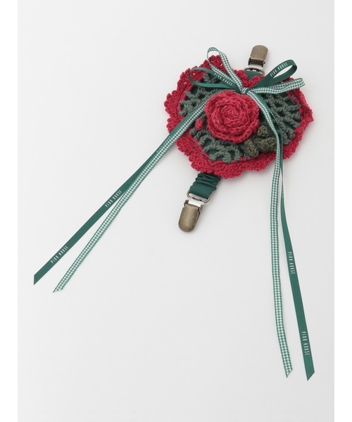 PINK HOUSE（ピンクハウス） ブローチ モチーフ付きハートモチーフ