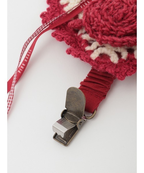 PINK HOUSE（ピンクハウス） ブローチ モチーフ付きハートモチーフ