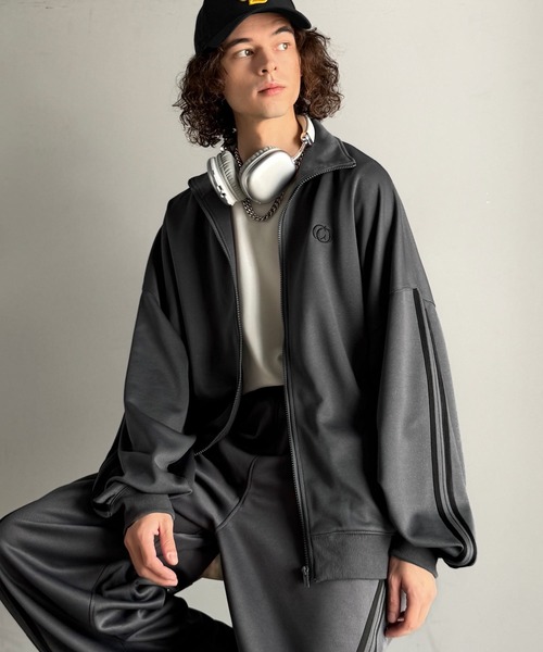 「Classical Origin」 カーディガン LARGE チャコールグレー メンズ_画像3