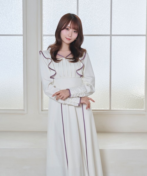 Rose Muse（ロゼミューズ） ワンピース Decorte point piping one