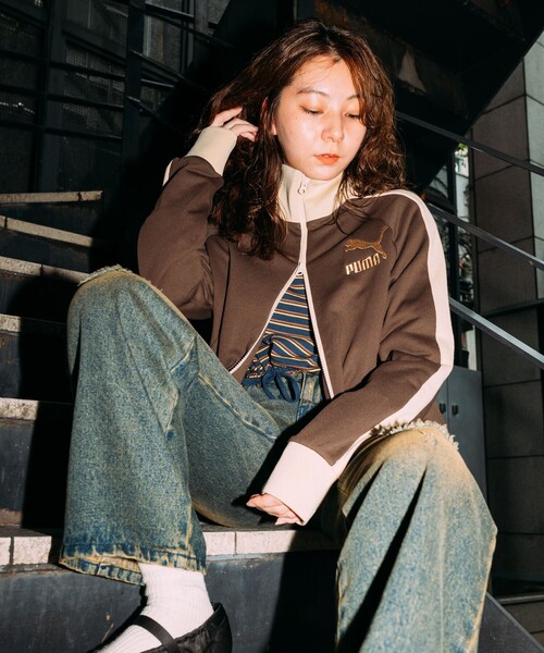 FREAK'S STORE（フリークスストア） ジャージブルゾン SMALL ブラウン
