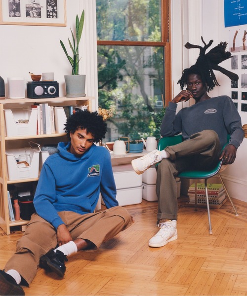 「UNION(UNION TOKYO)」 パンツ MEDIUM オリーブ メンズ_画像3