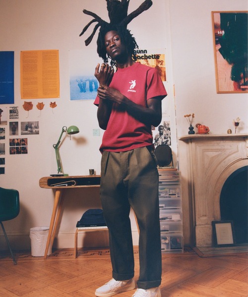 「UNION(UNION TOKYO)」 パンツ MEDIUM オリーブ メンズ_画像4