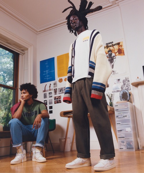 「UNION(UNION TOKYO)」 パンツ MEDIUM オリーブ メンズ_画像5