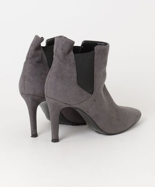 「CHARLES & KEITH」 ショートブーツ 38.5 グレー レディース_画像2