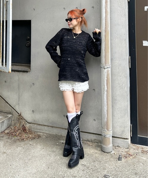 「sedacle girl」 ブーツ LARGE ブラウン レディース_画像6