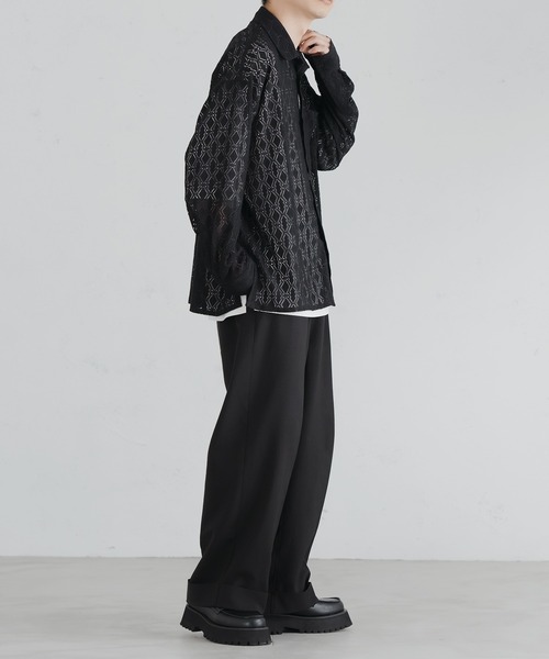 「epnok」 長袖シャツ LARGE ブラウン メンズ_画像2