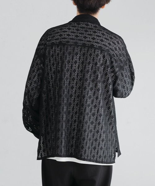 「epnok」 長袖シャツ LARGE ブラウン メンズ_画像9