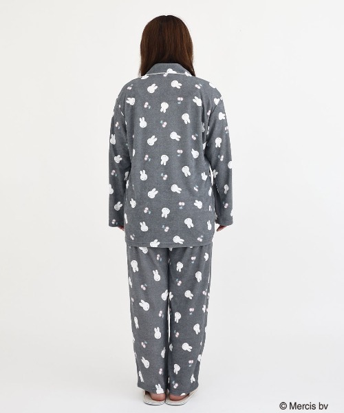 Miffy（ミッフィー） パジャマ ルームウェア やわふわ パイル 長袖