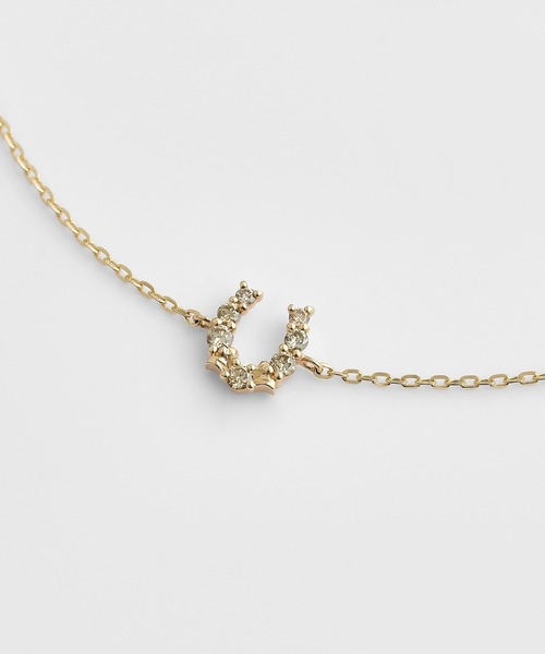 agete（アガット） ブレスレット K10ダイヤモンドブレスレット(0.05ct