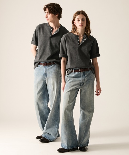 CLEL（クレイル） ヘンリーネック tシャツ 「CLEL」Functional Thermal