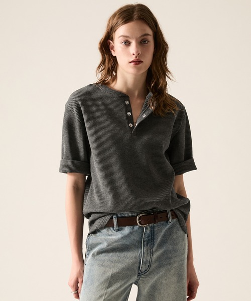 CLEL（クレイル） ヘンリーネック tシャツ 速乾 「CLEL」Functional