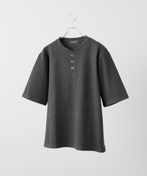 CLEL（クレイル） ヘンリーネック tシャツ 「CLEL」Functional Thermal