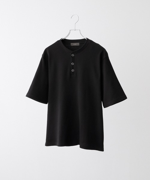 CLEL（クレイル） ヘンリーネック tシャツ メンズ レディース