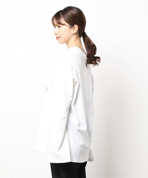 「bonjour records」 「XXXXXXSOCIETY」長袖カットソー FREE ホワイト レディース_画像2