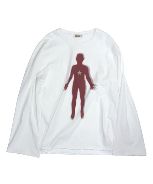 「bonjour records」 「XXXXXXSOCIETY」長袖カットソー FREE ホワイト レディース_画像4