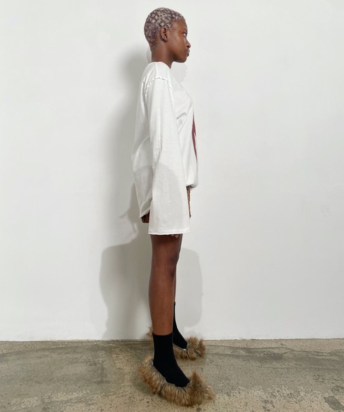 「bonjour records」 「XXXXXXSOCIETY」長袖カットソー FREE ホワイト レディース_画像7