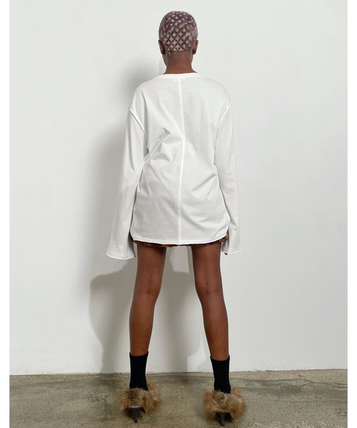 「bonjour records」 「XXXXXXSOCIETY」長袖カットソー FREE ホワイト レディース_画像8