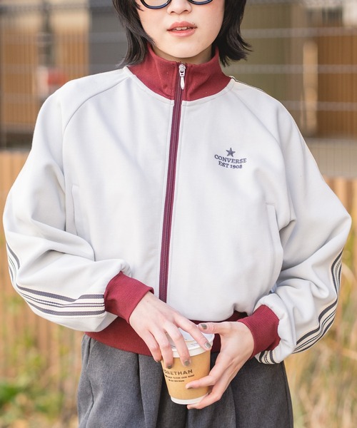 中古品 converse ジャージ チャック前タイプ トップス CONVERSE（コンバース） ジャージ 「CONVERSE/コンバース」トリコット