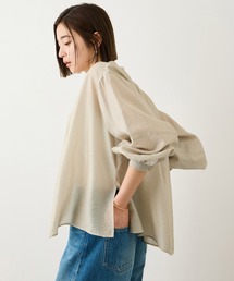 ROPE'（ロペ） ブラウス シャツ キュプラシルクボリュームスリーブ