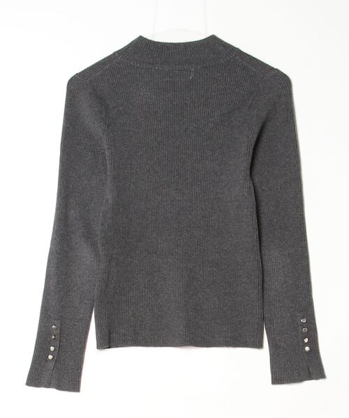 「BEAMS HEART」 長袖ニット - グレー レディース_画像2