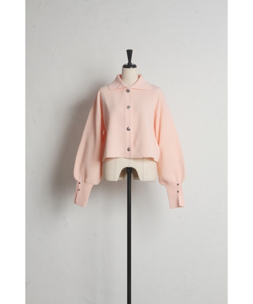 「&. NOSTALGIA」 ニットカーディガン M ブラック レディース_画像3