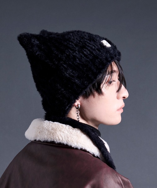 「Ellno Loset」 ニットキャップ FREE ホワイト メンズ_画像9