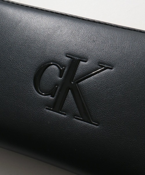 【限定セール】新品未使用カルバンクライン財布 カルバンクライン Calvin Klein CK 長財布 METALLIC FLAP ZIP AROUND