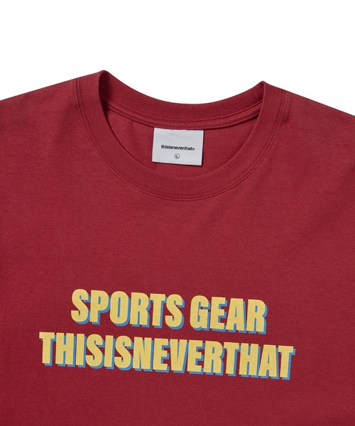 thisisneverthat（ディスイズネバーザット） tシャツ SPORTS GEAR Tee