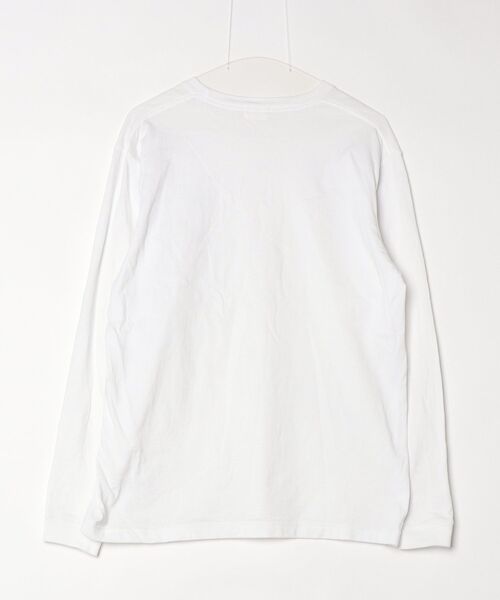 「#Re:room」 長袖Tシャツ M-L ホワイト メンズ_画像2