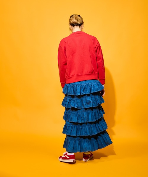 「WALLA WALLA SPORT」 カーディガン MEDIUM ダークネイビー レディース_画像3