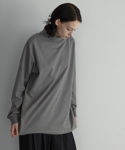 「remer」 長袖Tシャツ SMALL アッシュグレー メンズ_画像5