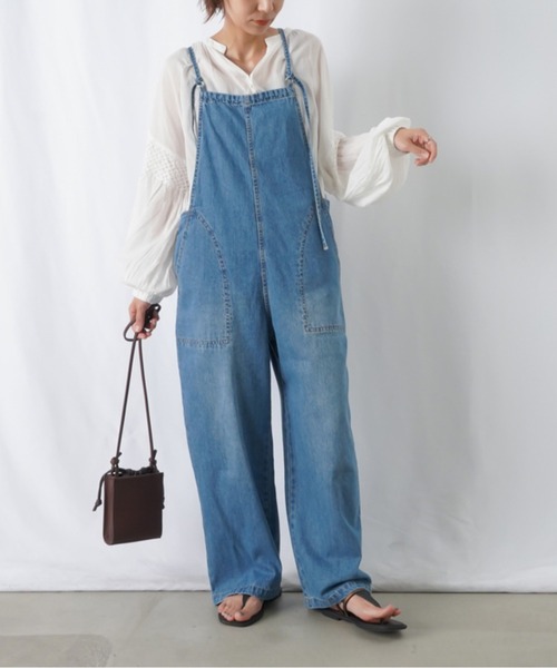 「LUCA/LADY LUCK LUCA」 オーバーオール SMALL インディゴブルー レディース