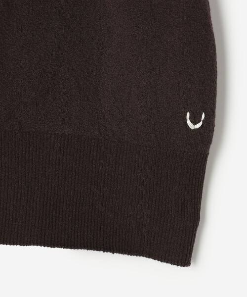unfil / アンフィル / ボトルネックニット unfil (アンフィル) stretch organic cotton bottle-neck sweater