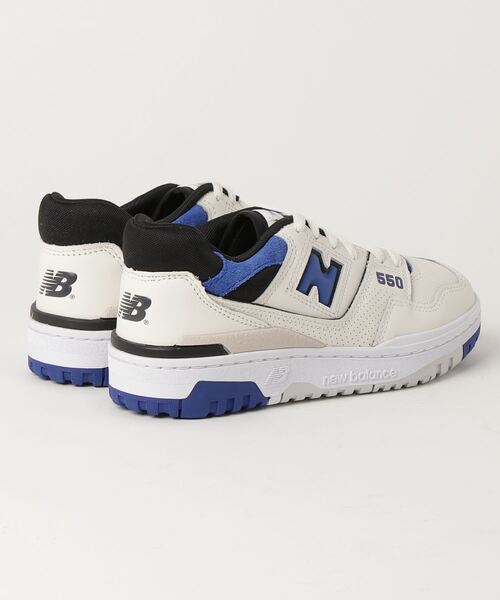 「New Balance」 ローカットスニーカー 24.5cm ホワイト×レッド メンズ_画像3