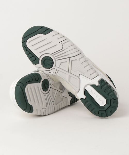 「New Balance」 ローカットスニーカー 24.5cm ホワイト×レッド メンズ_画像9