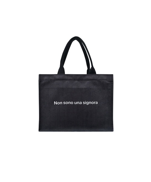 sii mamaページ♡ トートバッグ 黒 ミニトート Moi Toi Soi トートバッグ 小さめ Noir Signora Mini Tote Series