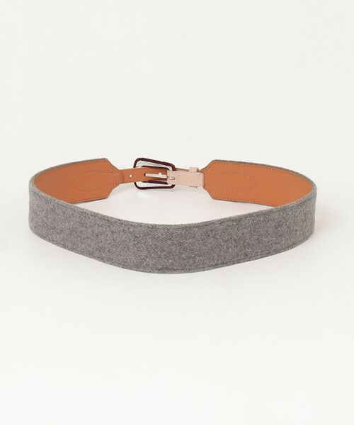 「MAISON BOINET」 ベルト 75 グレー レディース_画像2