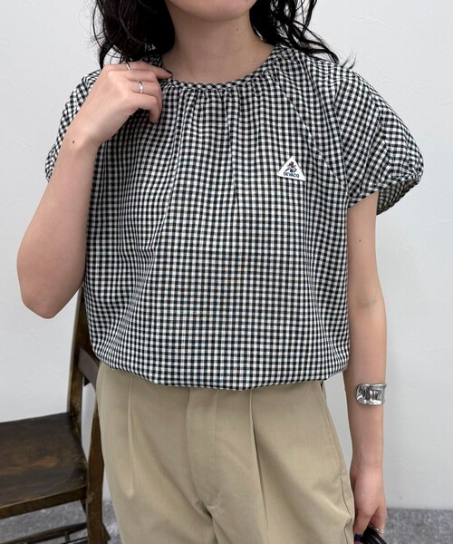 「fredy emue」 半袖ブラウス 38 ネイビー レディース_画像9