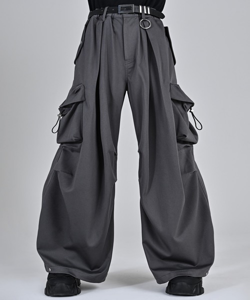 「ADRER」 カーゴパンツ X-SMALL ブラック メンズ_画像6