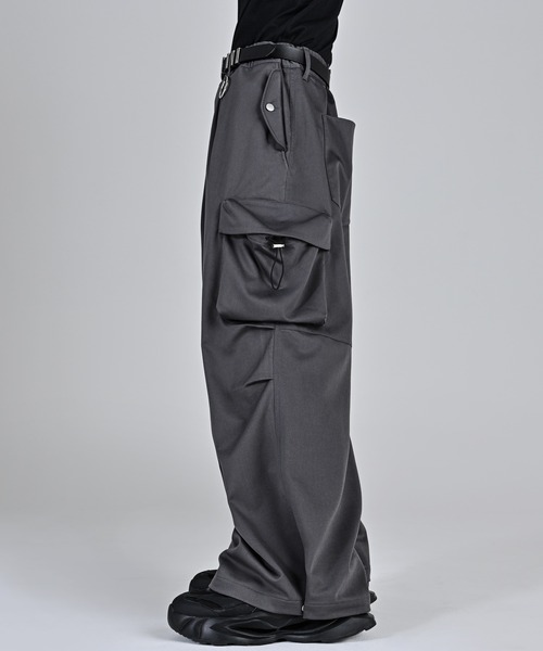 「ADRER」 カーゴパンツ X-SMALL ブラック メンズ_画像7