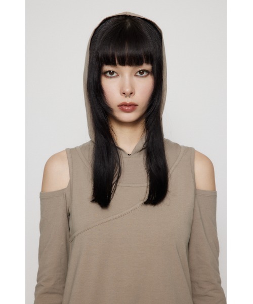 「LAGUA GEM」 長袖ワンピース SMALL ベージュ レディース_画像5