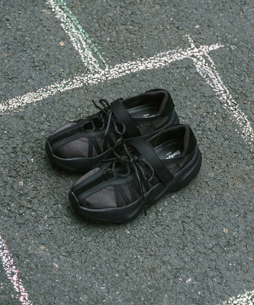 「ROCKFISH WEATHERWEAR」 ローカットスニーカー 24.0cm ブラック レディース_画像6