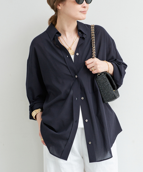 ドゥーズィエムクラス　ブラウス　シャツ Deuxieme Classe（ドゥーズィエムクラス） ブラウス シャツ Cotton