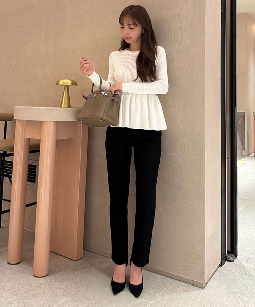 「KOBE LETTUCE」 デニムパンツ X-SMALL インディゴブルー レディース_画像2